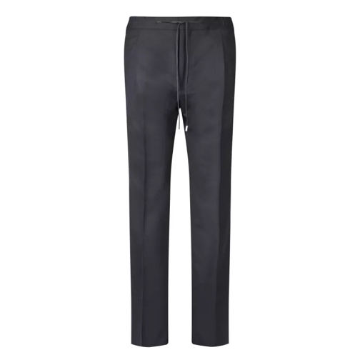 Lardini Tapered Trousers Black Pantalons