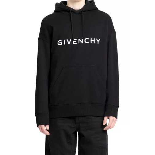 Givenchy Archetype Slim Logo Hoodie Black 