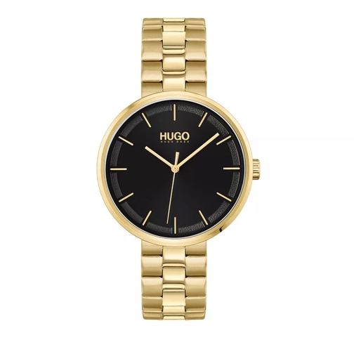 Hugo Watch Crush Gold Quartz Horloge