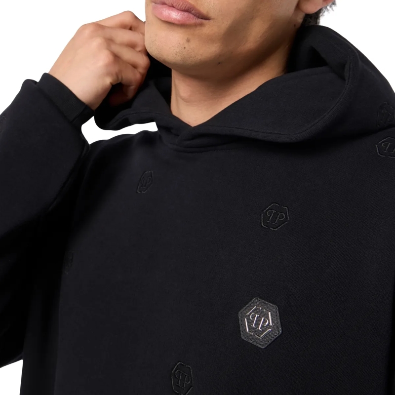 Philipp Plein Jogginghose Tracksuit Joggers Monogram Embroidery schwarz(Image 5)