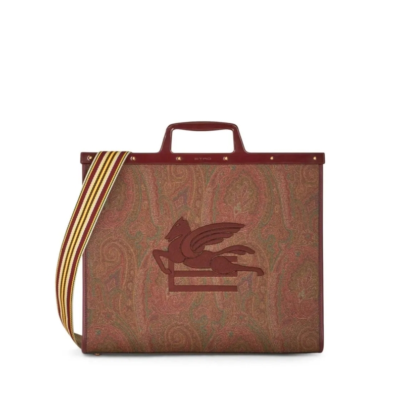 Etro Fourre-tout Globetrotter Shopping Bag Multicolor