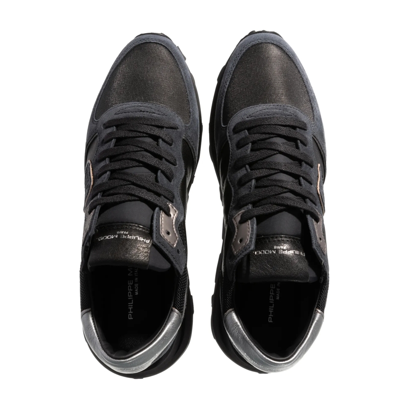 Philippe Model Lage-top sneaker Tropez Haute Low Woman West Mixage_Noir(Image 5)