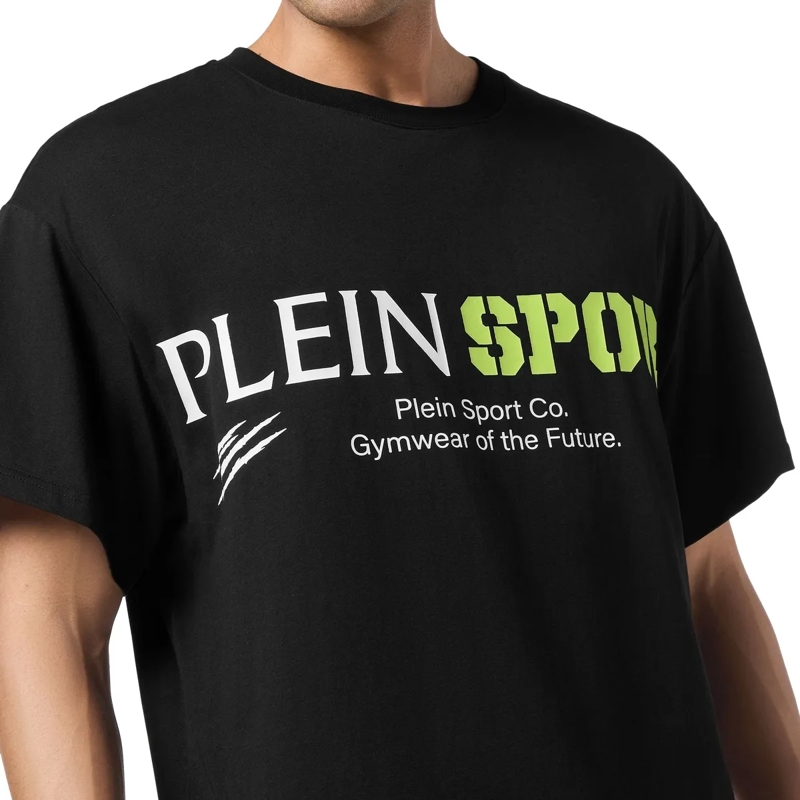 Plein Sport T-Shirt T-Shirt Rundhalsausschnitt Ss Logo schwarz(Image 5)