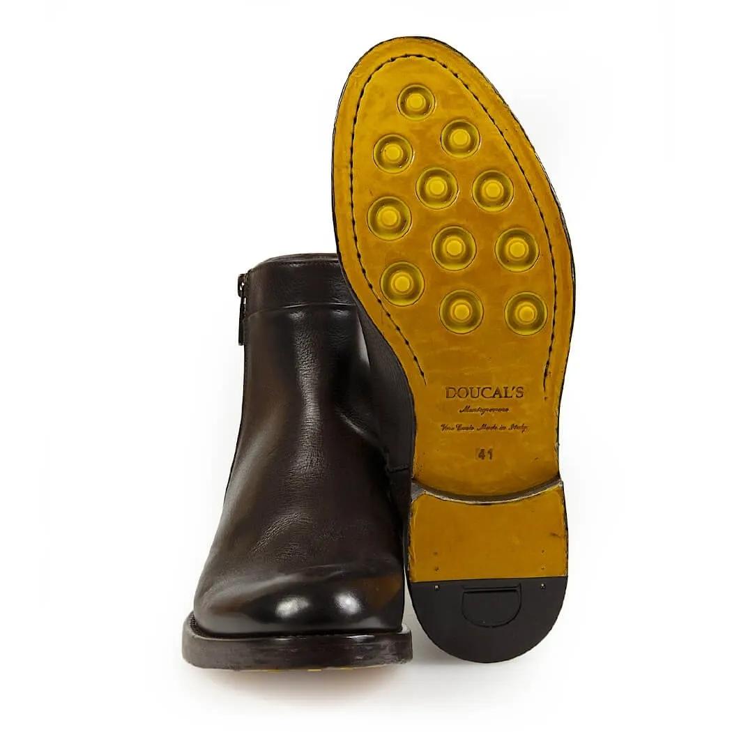 Thumbnail - Doucal's Stiefel - Dark Brown Ankle Boot With Zip - Gr. 39 (EU) - in Braun - für Damen