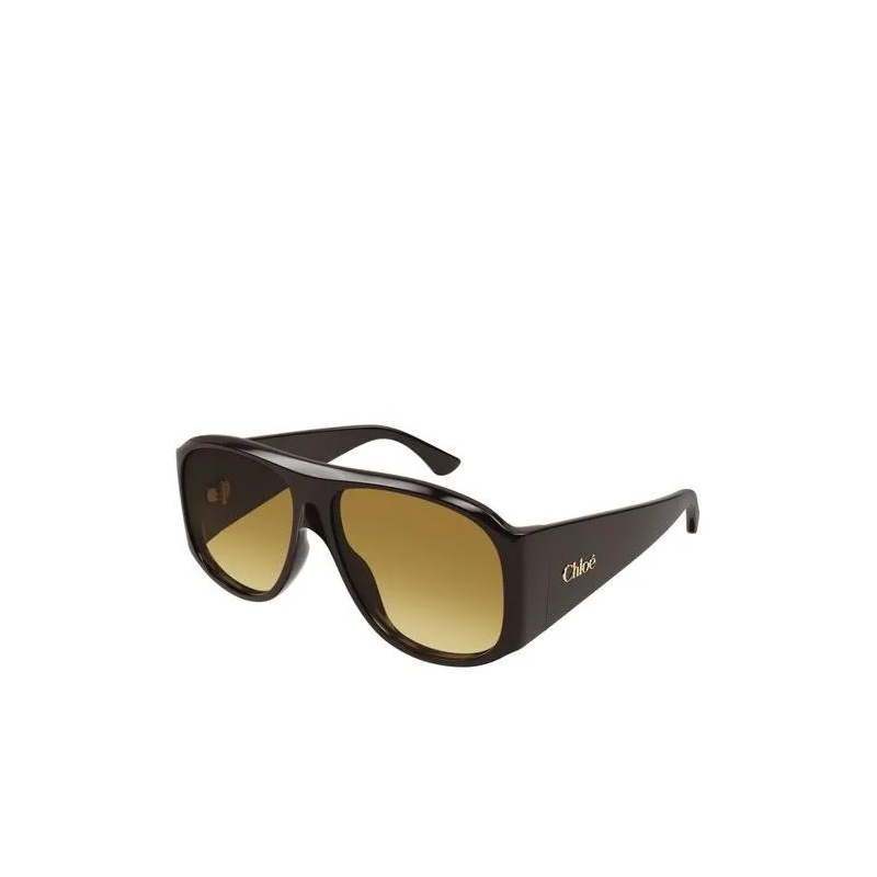 Chloé Sonnenbrille CH0347S Brown-Brown-Brown