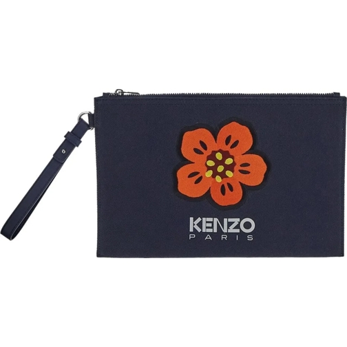 Kenzo Pochette Large Clutch blau