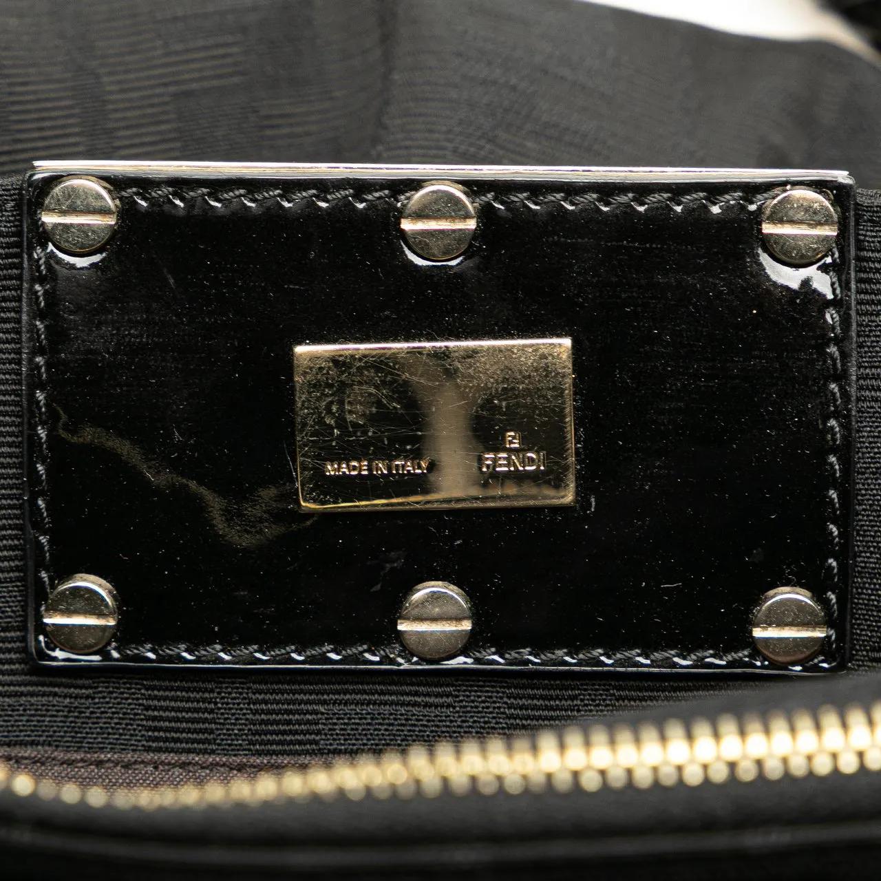 Thumbnail - Fendi Shopper - Small Zucca Canvas Mia Chain Tote - Gr. unisize - in Schwarz - für Damen