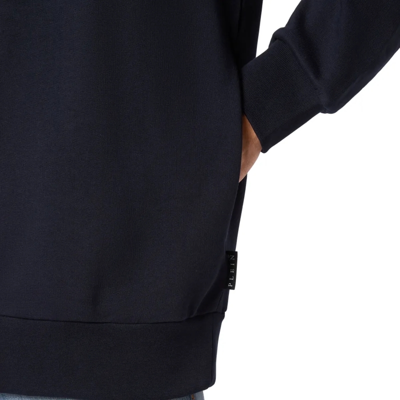 Philipp Plein Top Hoodie Iconic Plein dunkel-blau(Image 3)
