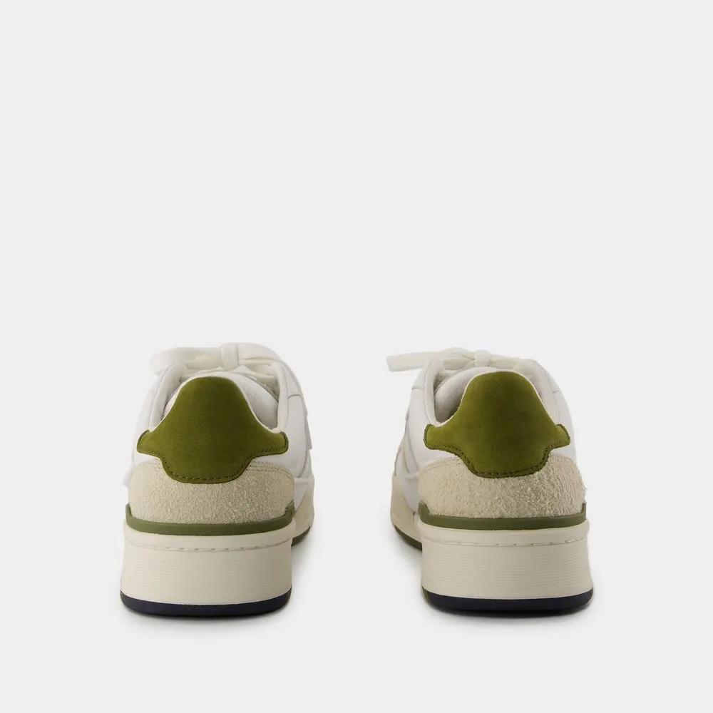 Thumbnail - Axel Arigato Low-Top Sneaker - Heren Clay Sneaker Wit/Groen - Gr. 45 (EU) - in Weiß - für Damen