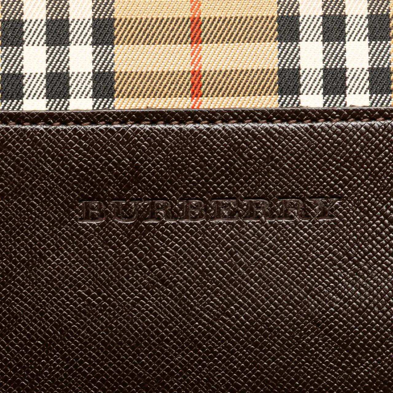 Thumbnail - Burberry Hobo Bags - Haymarket Check Canvas Shoulder Bag - Gr. unisize - in Braun - für Damen