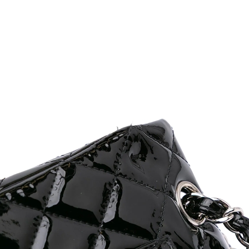 Chanel Sac à bandoulière 2009-2010 Medium Classic Patent Double Flap schwarz (Image 2)
