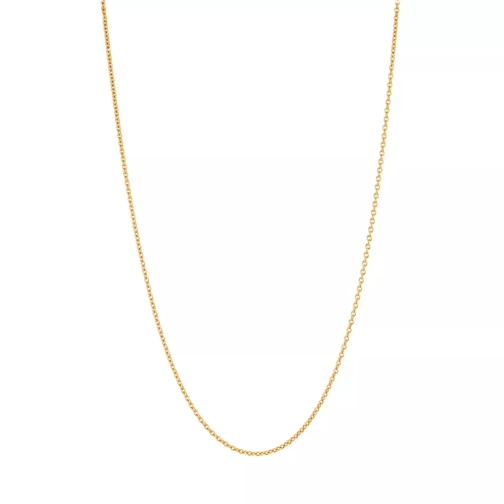 BELORO Necklace Anchor 8 Carat Yellow Gold Mittellange Halskette