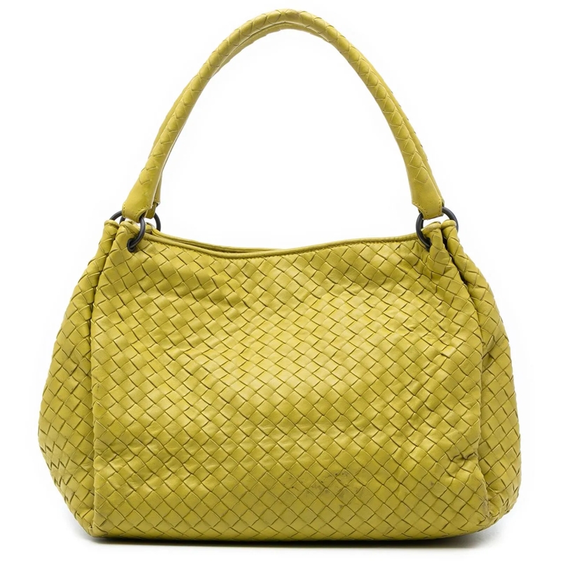 Bottega Veneta Shopper Nappa Intrecciato Parachute Tote gelb