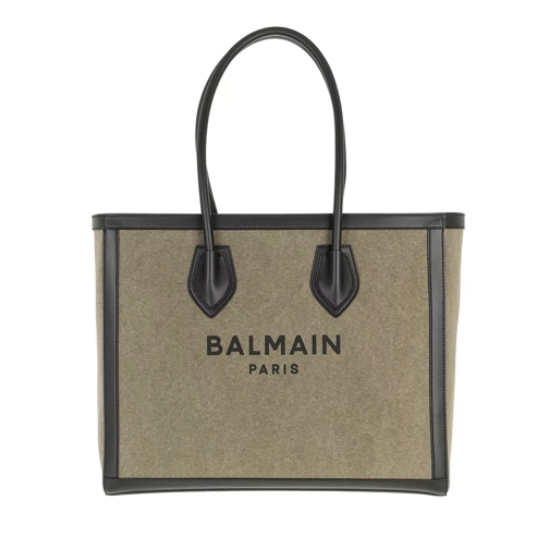 Balmain B-Army Shopping Bag 42 Khaki/Black Boodschappentas
