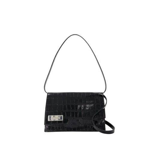 Coperni Schoudertas Mini Folder Bag - Leather - Black Black