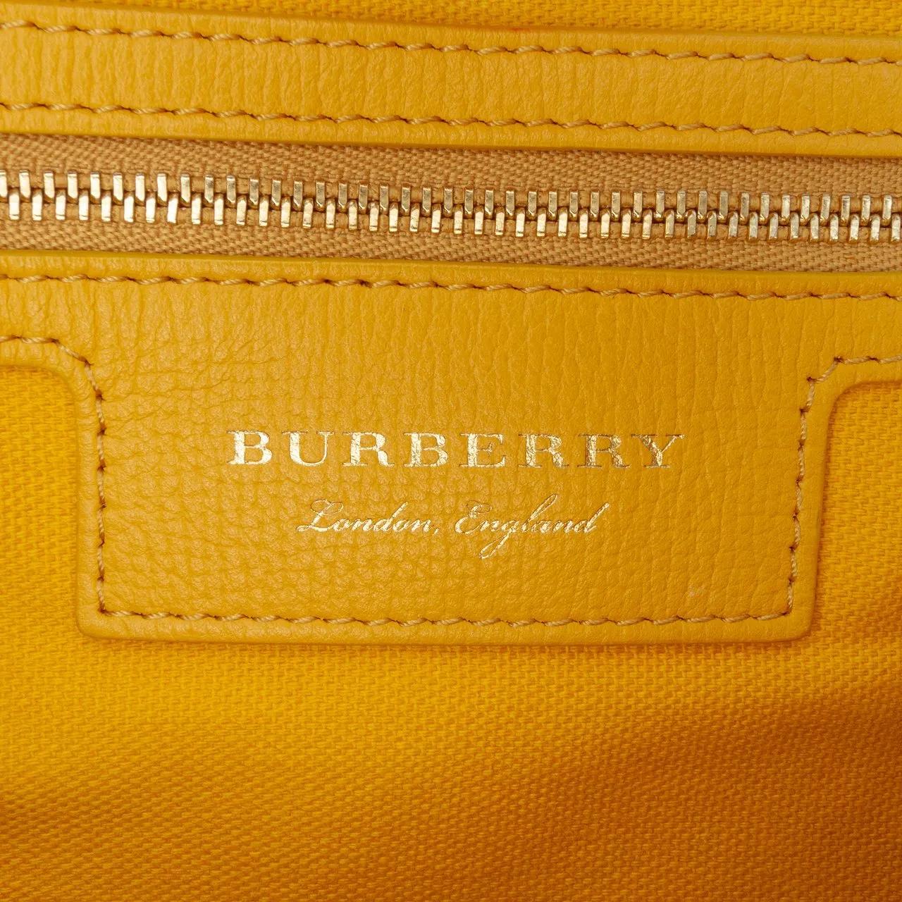 Thumbnail - Burberry Shopper - Small Haymarket Check Floral Print Coated Canvas C - Gr. unisize - in Braun - für Damen
