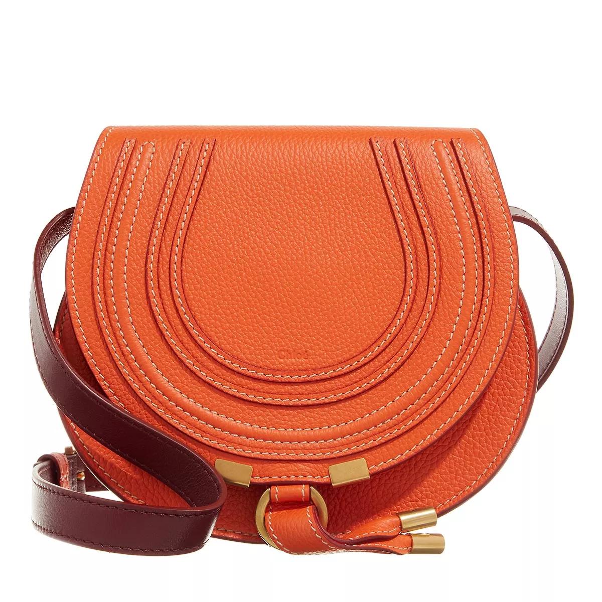 Chloé Bag Poppy Orange Saddle Bag