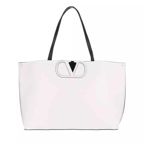 Valentino Garavani Fillme Shopper White Shopping Bag