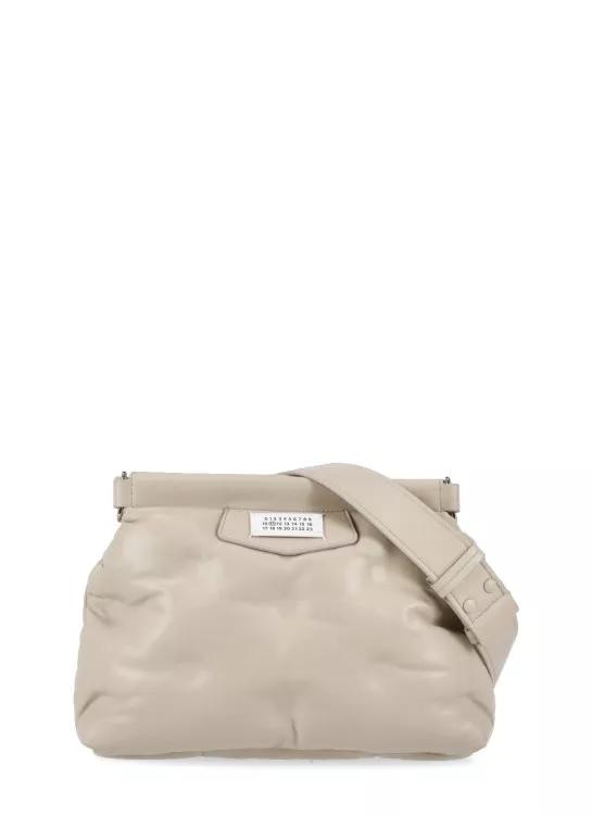 Maison Margiela Shopper - Glam Slam Classic Shoulder Bag - Gr. unisize - in Beige - für Damen