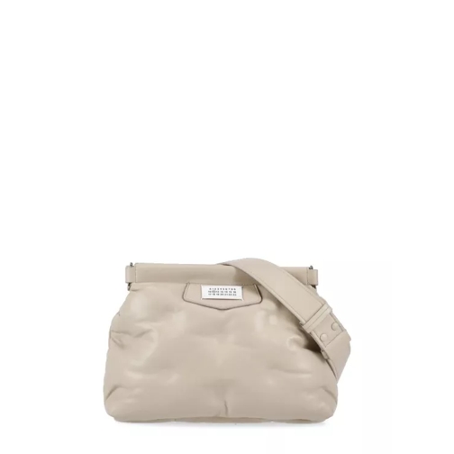 Maison Margiela Glam Slam Classic Shoulder Bag Neutrals Schoudertas