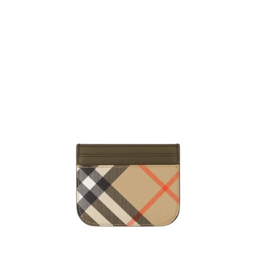 Burberry Sandon Bin Card Holder - Synthetic Leather - Beige Brown Plånbok