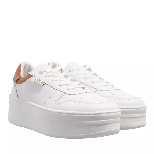 Guess Lifet White Camel plateausneaker