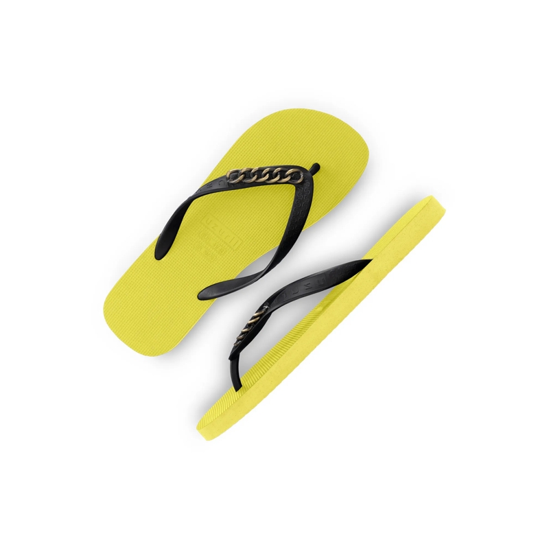 UZURII Flip Flops Zehentrenner Gold Small hell-grün(Image 4)