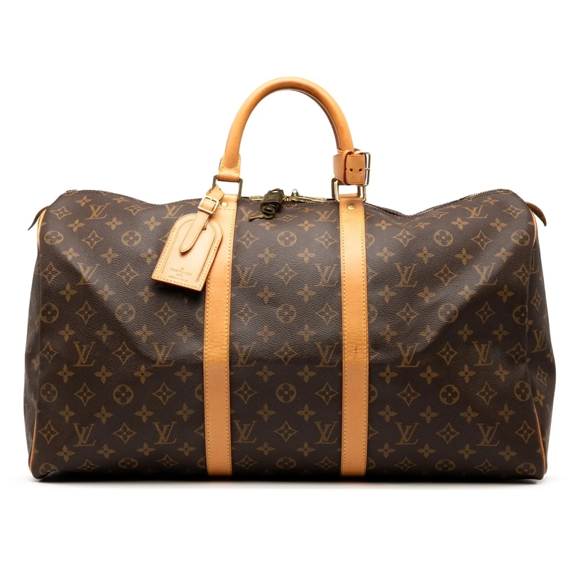 Louis Vuitton Weekender Monogram Keepall 50 braun