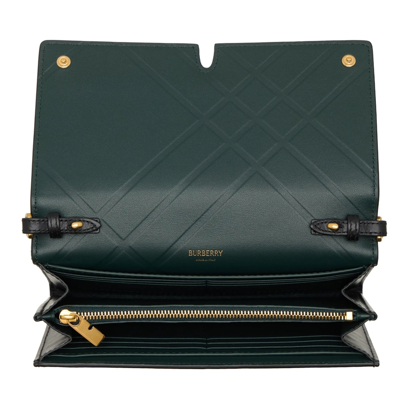 Burberry Wallet On A Chain Ls Wallet On Chain Slt Black(Image 6)