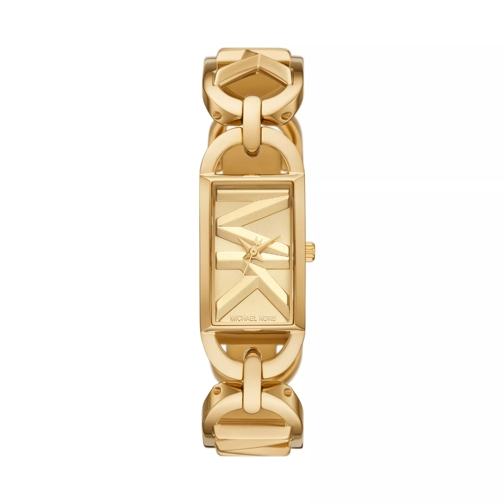 Michael Kors MK Empire Three-Hand Stainless Steel Watch Gold-Tone Quartz Horloge