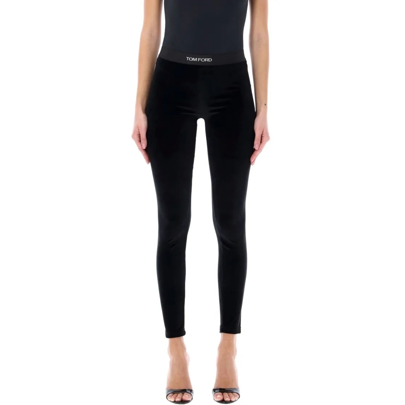 Tom Ford Leggings Branded Leggings Black