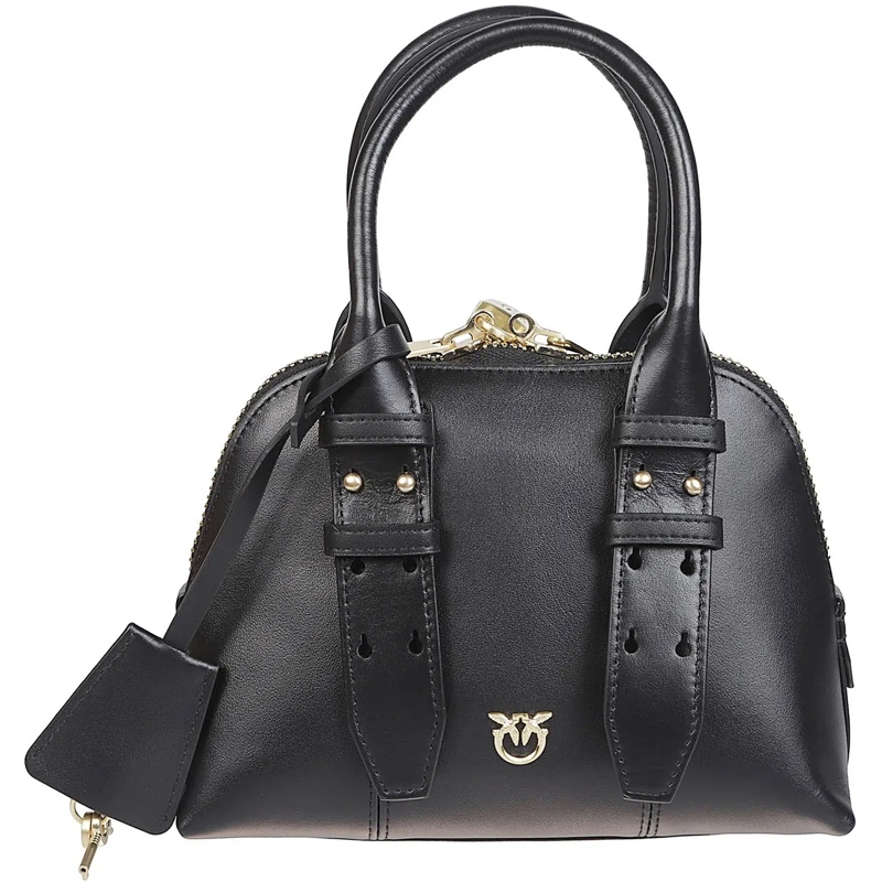 Pinko Fourre-tout Bowling Zip Mini Bag Black schwarz