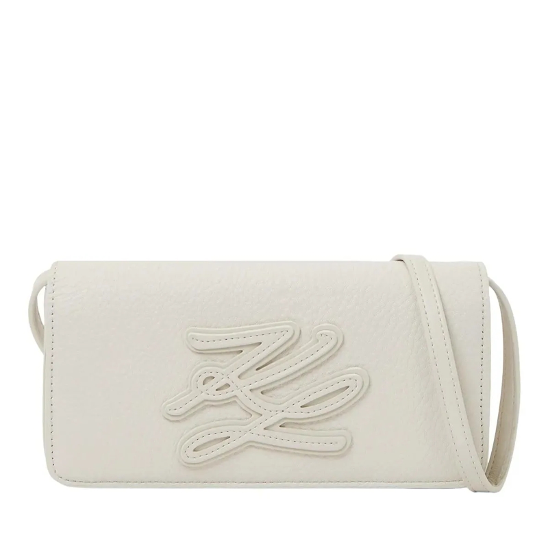 Karl Lagerfeld Schultertasche MINI K/AUTOGRAPH FLAP Mini-Tasche offwhite
