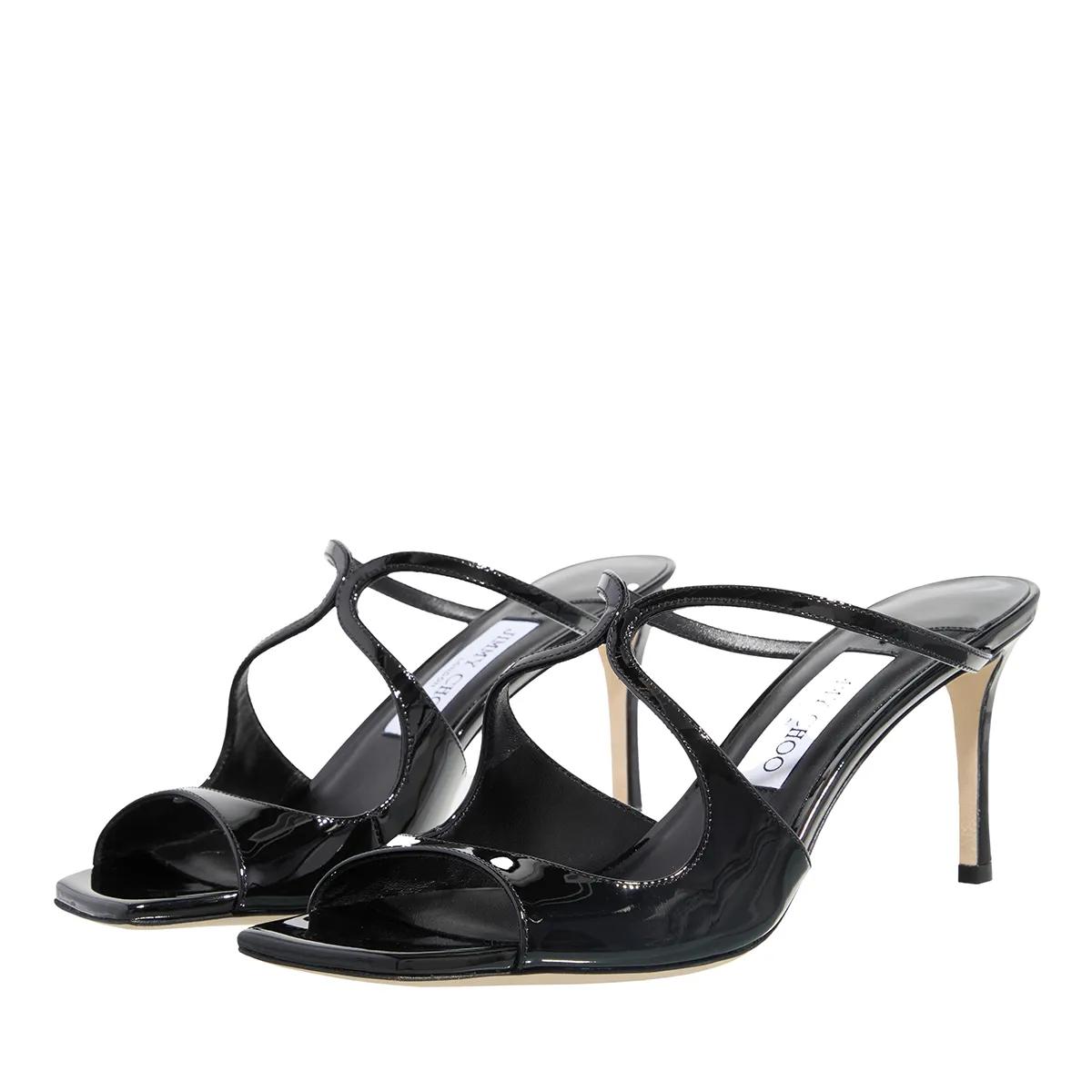 Jimmy Choo Slipper & Pantoletten - Anise 75mm Mules - Gr. 36 (EU) - in Schwarz - für Damen