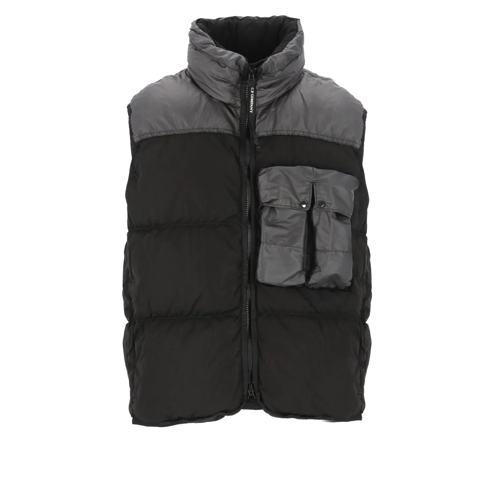 CP Company Black Padded And Quilted Husky Black Vestes en duvet