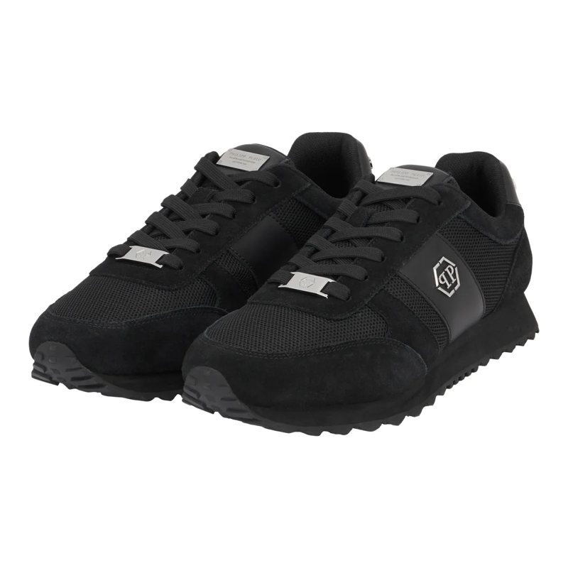 Philipp Plein Low-Top-Sneaker L�ufer Hexagon schwarz