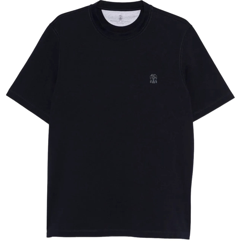 Brunello Cucinelli T-Shirt T-Shirts And Polos Blue blau