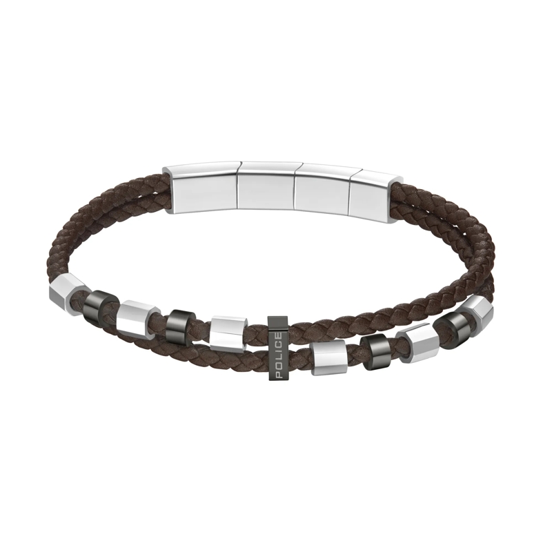 Police Armband Armband Freeway- Herrenarmband- Farbe: schwarz braun