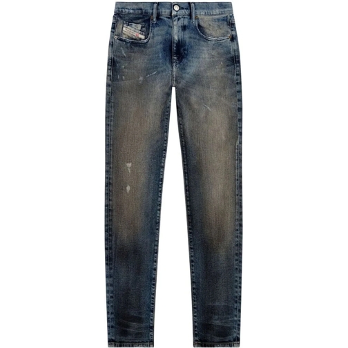 Diesel Magere Been Jeans Jeans Blue blau