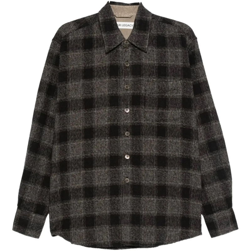 Our Legacy T-Shirt Above Shirt Oakland Low Twist Check mehrfarbig