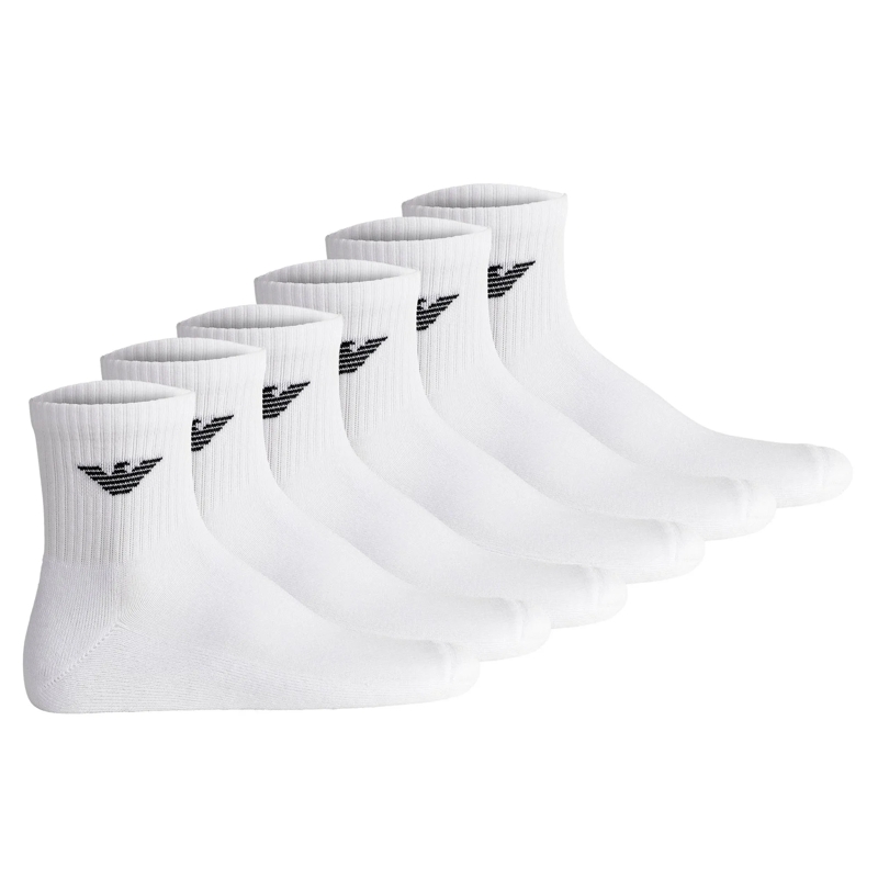 Emporio Armani  SPORTY SPONGE 6P 6er Pack weiss