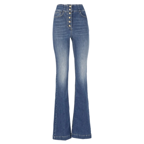 Elisabetta Franchi Blue Cotton Jeans Blue Jeans