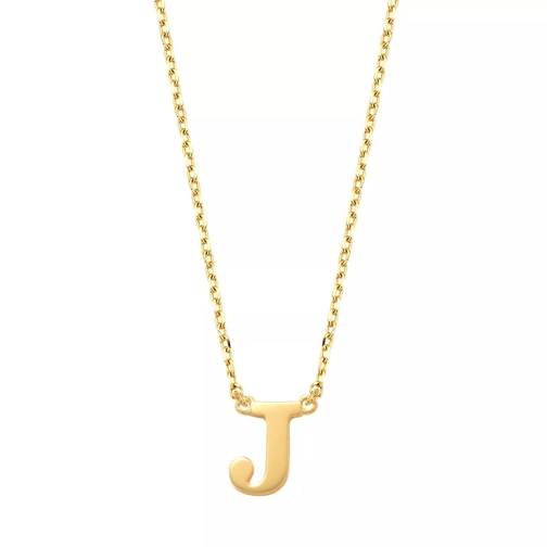 Isabel Bernard Collier moyen Le Marais Chloé 14 Karat Initial Necklace Letter J Gold