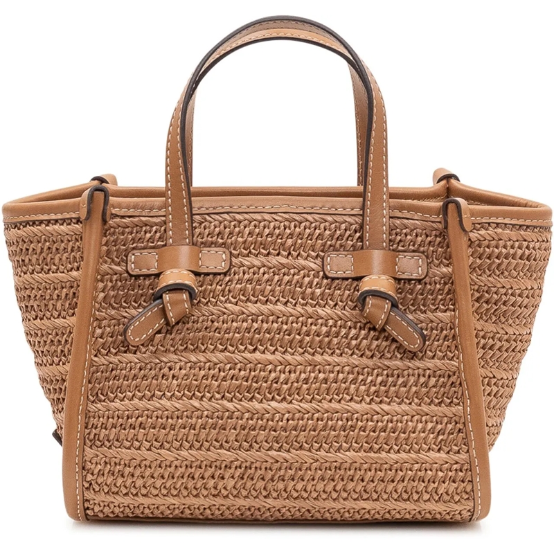 Gianni Chiarini Tote Borsa Miss Marcella con Doppi Manici e Dettagli An beige
