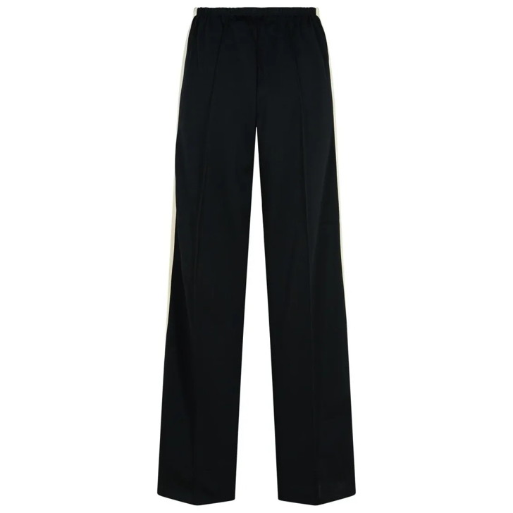 Palm Angels Jogger Black Polyester Pants Black Jogging Broek