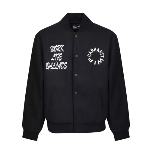 Carhartt Wip Graphic Embroidery Jacket Embellished Black 