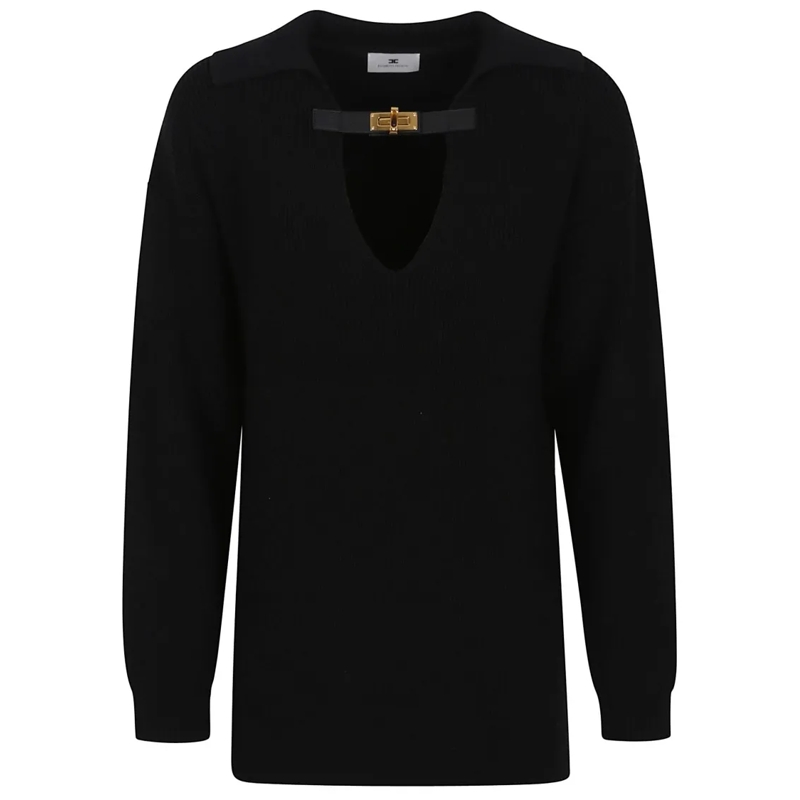 Elisabetta Franchi Pull ELISABETTA FRANCHI MK06S56E2 schwarz