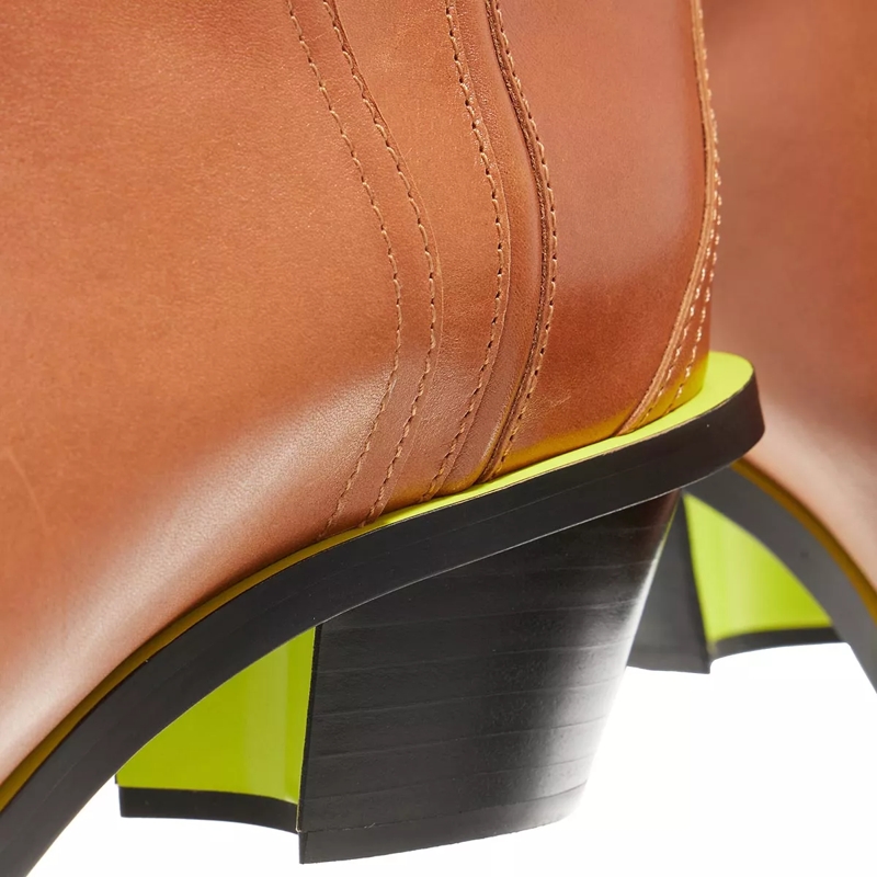 MSGM Stiefeletten Stivale Donna Boot Brown(Image 3)