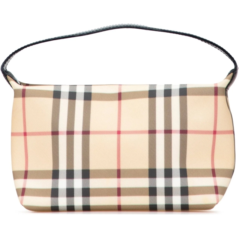 Burberry Fourre-tout House Check Coated Canvas Handbag braun