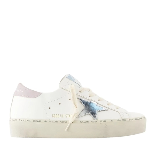 Golden Goose Low-Top Sneaker Hi Star Sneakers - Leather - White White